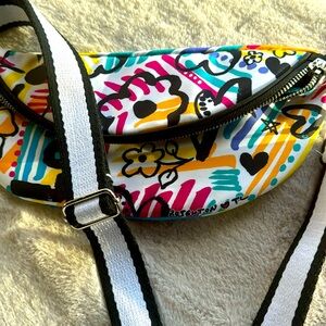 Graffiti Love Cross Body Belt Bag